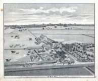 Wm. Mitchell, Stock Farm, Residence, Dimmick, La Salle County, La Salle County 1876